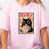 liyue4461 T shirt design featuring a cute black cat eating rame 5d2b1134 1479 48a4 9ed4 04d16b9fe9a0 light pink original