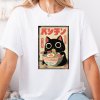 liyue4461 T shirt design featuring a cute black cat eating rame 5d2b1134 1479 48a4 9ed4 04d16b9fe9a0 white original
