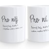 Vlastní potisk - párové hrnečky Pro ní, Pro něj (Motiv prvního hrnečku Pro ni, Motiv druhého hrnečku Pro něho)