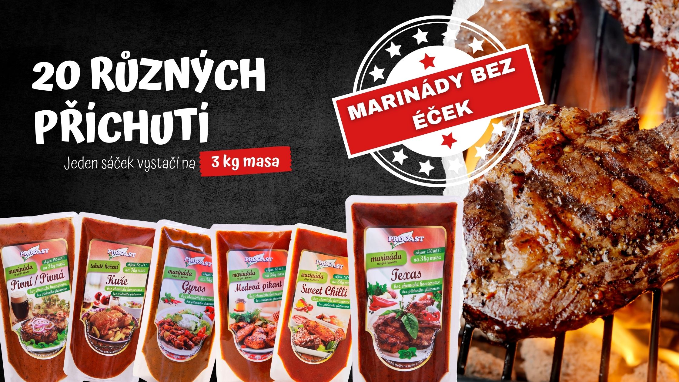 Marinády bez chemie PROGAST