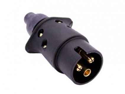 Zástrčka 3pól. 12V,PlastPA
