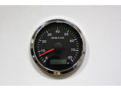Otáčkoměr a motohodiny  85 mm, 8000 RPM