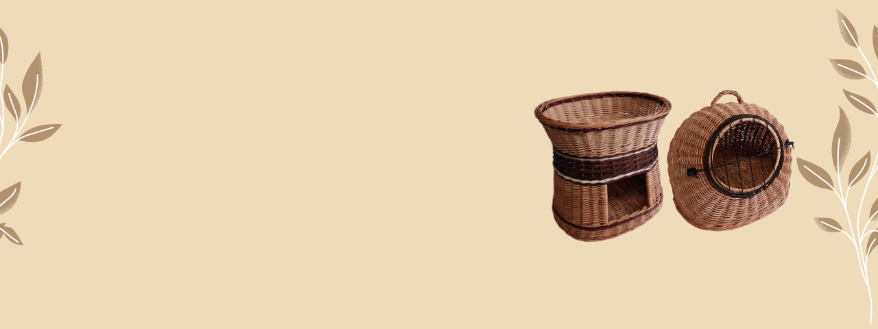 Proutěné přepravky a domečky pro domácí mazlíčky. Náš proutěný domek rovná se spokojenost pro vašeho mazlíčka. V nabíce máme i proutěné snáškové kukaně pro slepice.