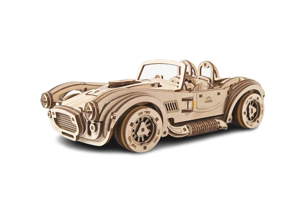 Dřevěné 3d stavebnice ugears-models, snadné složení bez skládačky, bez použití lepidla. Kreativní stavebnice od 5 let.