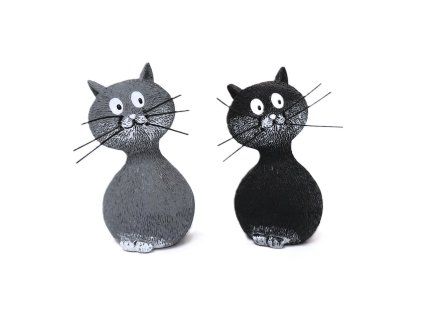 Cat gray, black medium 0008309