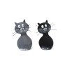 Cat gray, black medium 0008309