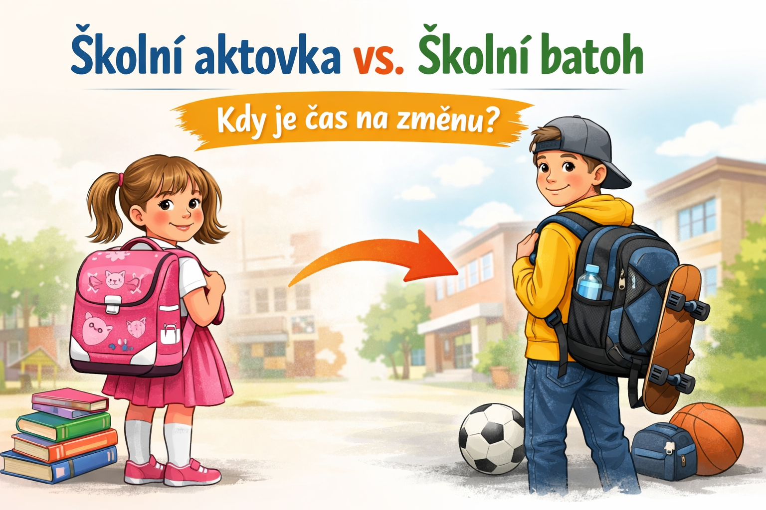 Kdy přejít ze školní aktovky na batoh?