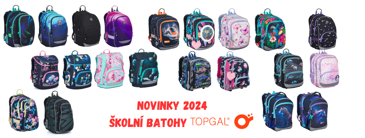 Školní batohy Topgal Novinky 2024