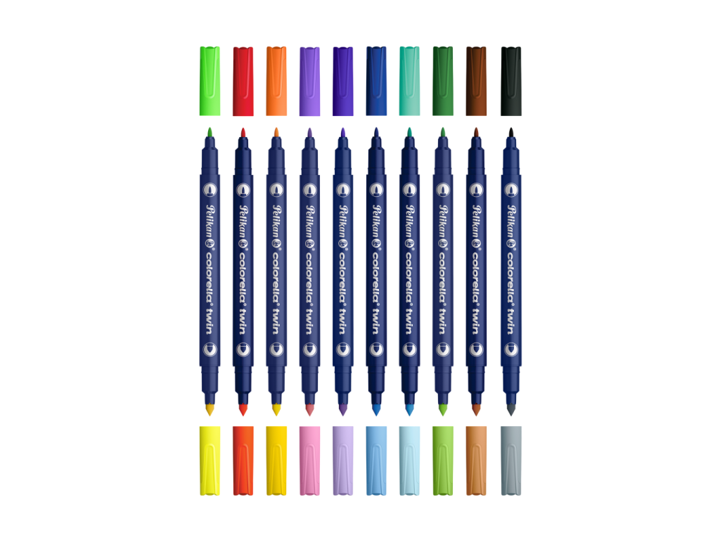 Fixy Pelikan Colorella Twin 10 ks