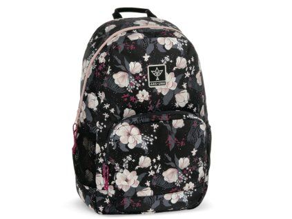 Studentský batoh Ars Una Flowery Black AU-14