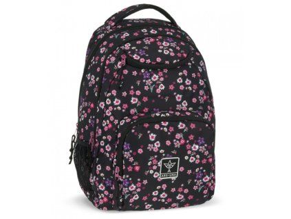 Studentský batoh Ars Una Pearl Blossom Black AU-6