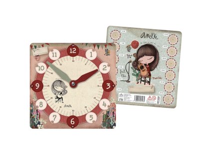 Školní papírové hodiny Argus – Anneke (21 × 21 cm)