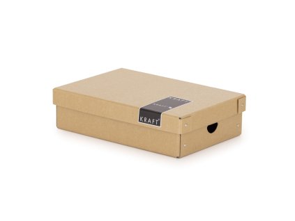Úložná krabice lamino KRAFT nature – malá