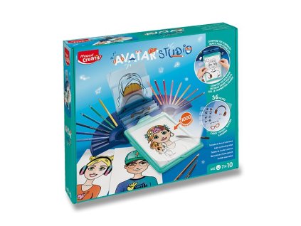 Kreativní sada Maped Creativ Avatar Studio – podsvícená tabulka