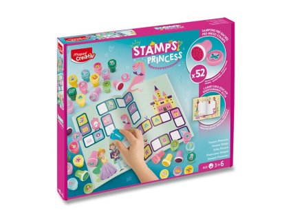 Sada razítek Maped Creativ Stamps Princess – 52 ks