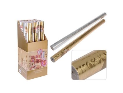 darcekovy baliaci papier v rolke 76x500 cm 2 farby