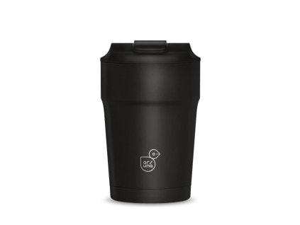 Termohrnek Ars Una černý 350 ml – nerezový