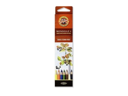 Aquarelové pastelky Koh-i-noor 6 barev