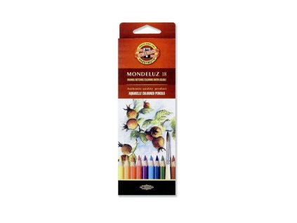 Aquarelové pastelky Koh-i-noor 18 barev