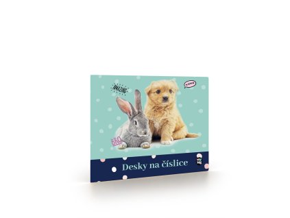 Desky na číslice - mazlíčci