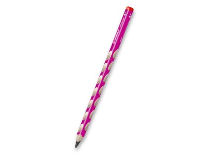 Tužka pro praváky Stabilo Easygraph HB – ergonomická, růžová