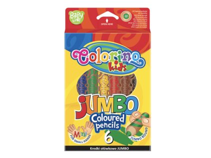 Colorino pastelky pro nejmenší děti od 1 roku – Jumbo Small Hands (6 barev)