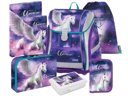 Školní aktovka Oxybag Premium Light Pegas 2025 – velký set pro prvňáčky