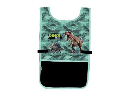 Dětská zástěra pončo na výtvarnou výchovu Dino