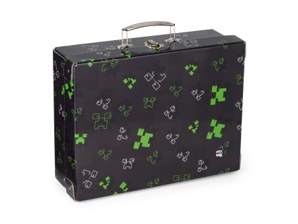 Kufřík lamino hranatý A4 OXY Next Green Cube 2025