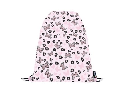 Sáček na cvičky Oxybag OXY NEXT Butterfly růžový