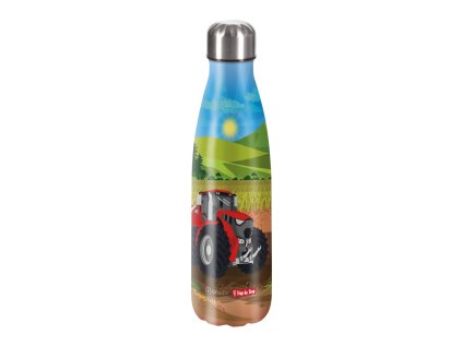 Izolovaná láhev na pití z nerezové oceli 0,5 l, Tractor Freddy