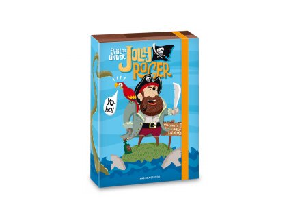 Ars Una Box na sešity Pirát Jolly Roger A5