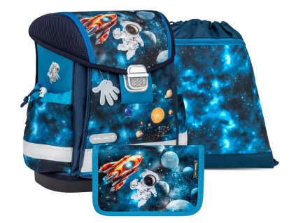 Školní aktovka Belmil Infinity Space – set pro prvňáčky 3 díly