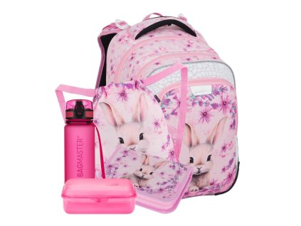 Školní set Bagmaster LUMI 25 A – 5dílný komplet pro malé princezny