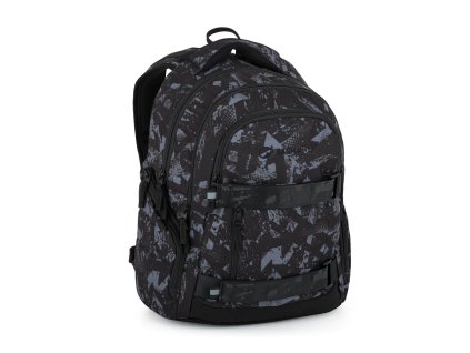 Školní batoh pro kluky NOMAD 25 B černo-šedý (Bagmaster)