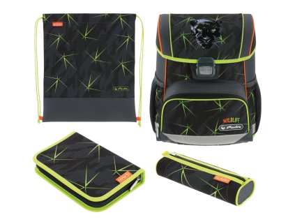 Školní aktovka 950 g v setu herlitz Loop+ - Puma