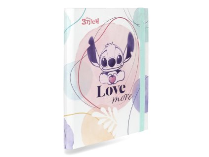 Desky na sešity A4 Stitch Pastel – vzor 2, široká guma