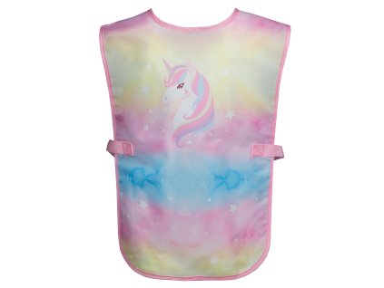 Dětská zástěra Rainbow Unicorn – Baagl, omyvatelná pro holky