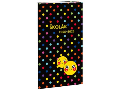 Školní diář Školák Smiley 2025/26 – české kalendárium