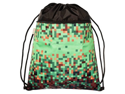 Stil sáček na přezůvky Pixel – školní pytlík pro kluky
