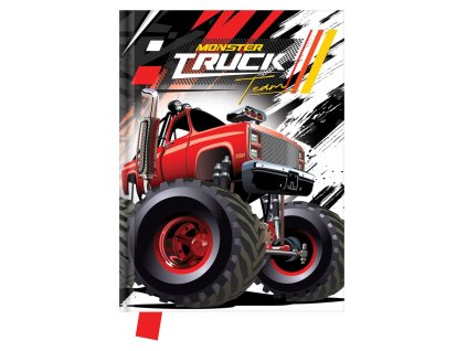 pamatnik junior 14x18 cm 80 listu monster truck team
