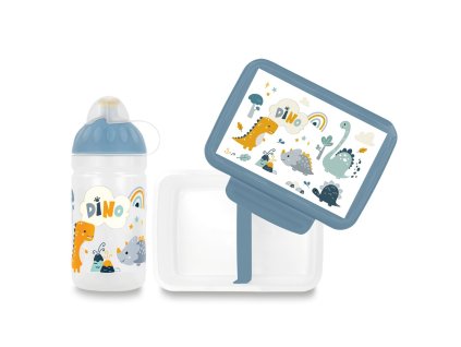 Set Zdravá láhev a Zdravá sváča Dino (0,5 l)
