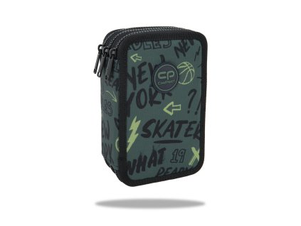 Třípatrový školní penál pro kluky CoolPack Jumper 3 – Tiger (vybavený)
