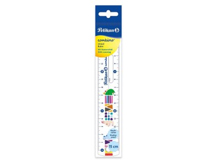 Pravítko Pelikan Combino 15 cm se zvířátky