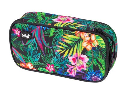 Školní penál Baagl Etue Tropical