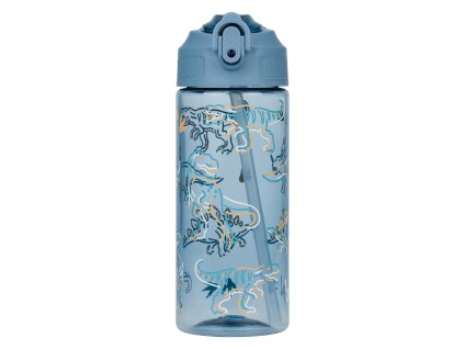 Láhev na pití s brčkem 500 ml Baagl – Dino