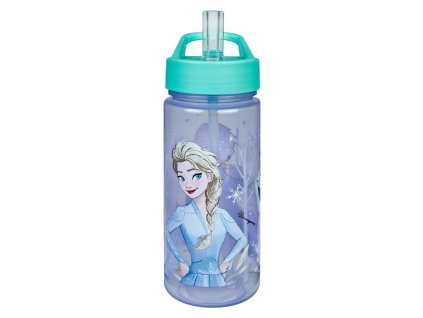 Láhev na pití Frozen 500 ml – s brčkem a pítkem