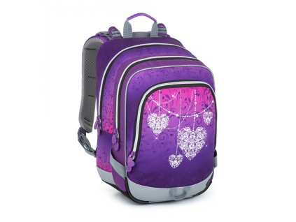Školní batoh Bagmaster ALFA 7 A Violet/Pink – pro holky do 1.–3. třídy