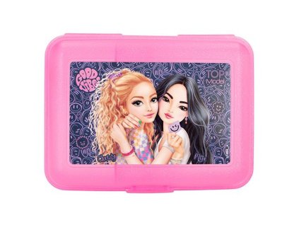 Svačinový box Top Model Night Light – třpytivý s Christy & Miju, přepážka