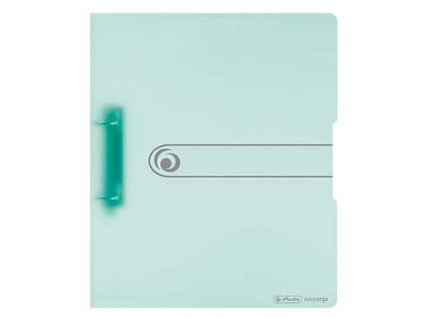 Pořadač A4 mint Easy Orga (Herlitz) – dvoukroužkový transparentní PP, 4 cm